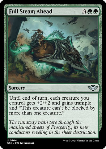 Full Steam Ahead (Outlaws of Thunder Junction) Near Mint Foil
