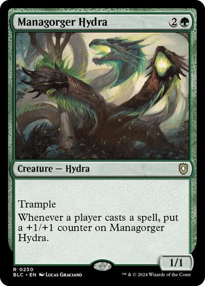 Managorger Hydra (Commander: Bloomburrow) Light Play