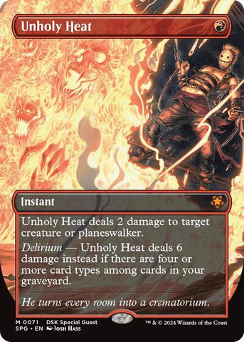 Unholy Heat (Borderless) (Special Guests) Near Mint
