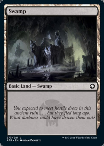 Swamp (273) (Adventures in the Forgotten Realms) Near Mint