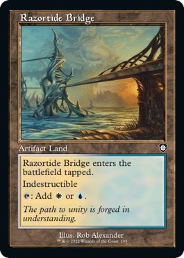 Razortide Bridge (Commander: The Brothers' War) Near Mint