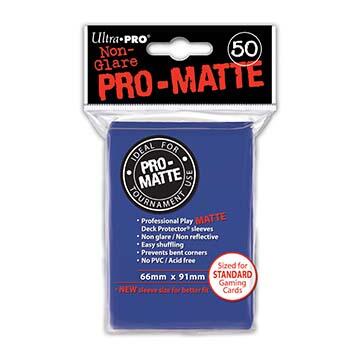 Pro-Matte Standard Deck Protectors Blue (50-Pack) (Ultra Pro) New