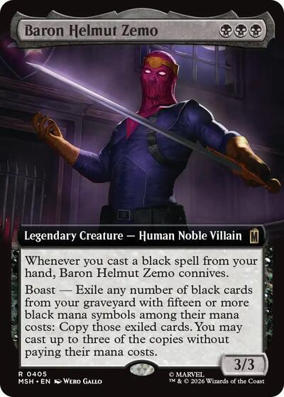 Baron Helmut Zemo (Extended Art) (Marvel Super Heroes) Near Mint