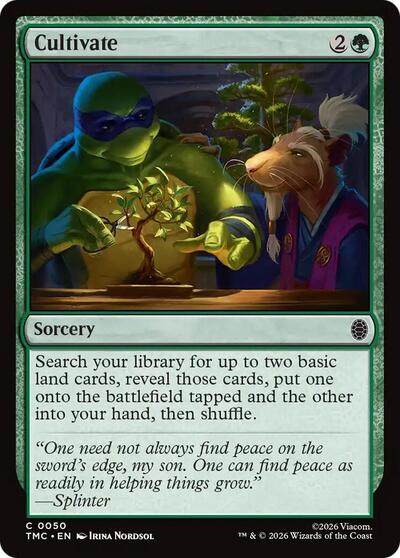 Cultivate (Commander: Teenage Mutant Ninja Turtles) Near Mint Foil