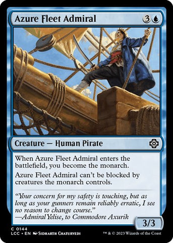 Azure Fleet Admiral (Commander: The Lost Caverns of Ixalan) Near Mint