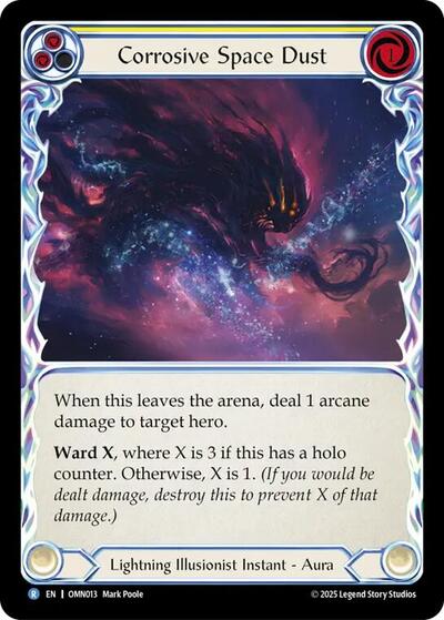 Corrosive Space Dust (Yellow) (Omens of the Third Age) Near Mint Foil