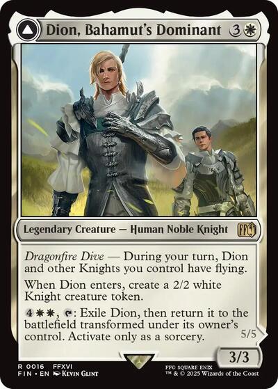 Dion, Bahamut's Dominant (Universes Beyond: FINAL FANTASY) Near Mint