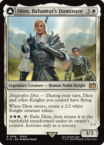 Dion, Bahamut's Dominant (Universes Beyond: FINAL FANTASY) Near Mint