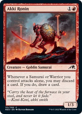 Akki Ronin (Kamigawa: Neon Dynasty) Near Mint