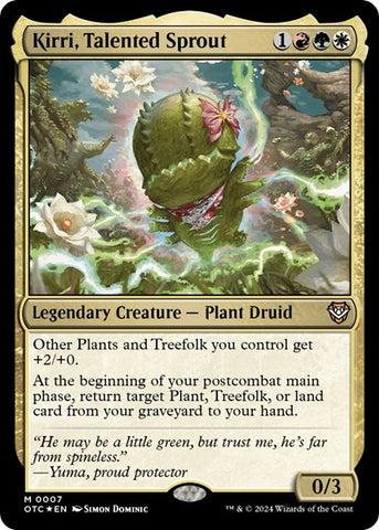 Kirri, Talented Sprout (Commander: Outlaws of Thunder Junction) Near Mint Foil