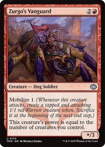Zurgo's Vanguard (Tarkir: Dragonstorm) Near Mint Foil