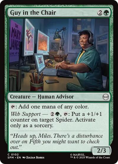 Guy in the Chair (Marvel's Spider-Man) Near Mint Foil