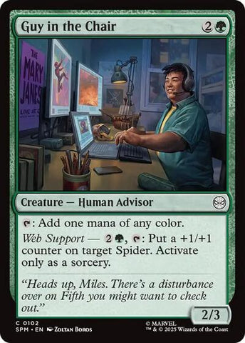 Guy in the Chair (Marvel's Spider-Man) Near Mint Foil