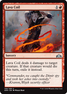 Lava Coil (Guilds of Ravnica) Near Mint