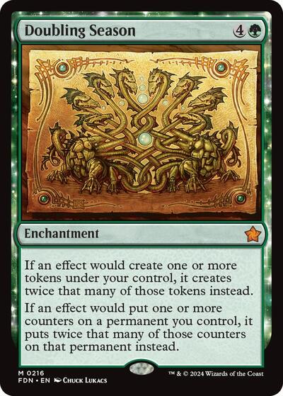 Doubling Season (Foundations) Near Mint