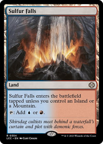 Sulfur Falls (Commander: The Lost Caverns of Ixalan) Near Mint