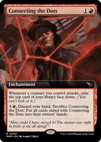 Connecting the Dots (Extended Art) (Murders at Karlov Manor) Near Mint Foil