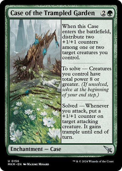 Case of the Trampled Garden (Murders at Karlov Manor) Near Mint Foil