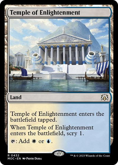 Temple of Enlightenment (Commander: March of the Machine) Near Mint