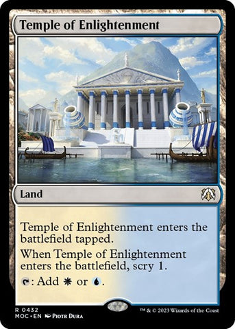 Temple of Enlightenment (Commander: March of the Machine) Near Mint