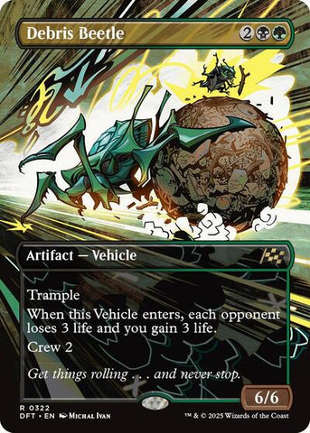 Debris Beetle (Borderless) (Aetherdrift) Near Mint