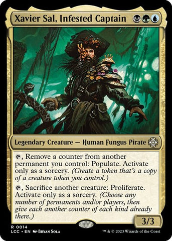 Xavier Sal, Infested Captain (Commander: The Lost Caverns of Ixalan) Near Mint Foil