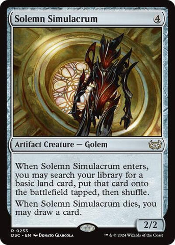 Solemn Simulacrum (Commander: Duskmourn: House of Horror) Near Mint