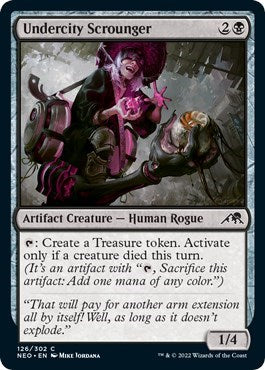 Undercity Scrounger (Kamigawa: Neon Dynasty) Near Mint Foil