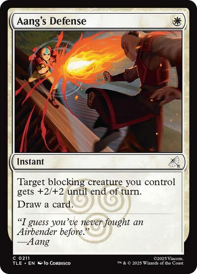 Aang's Defense (Avatar: The Last Airbender: Eternal-Legal) Near Mint