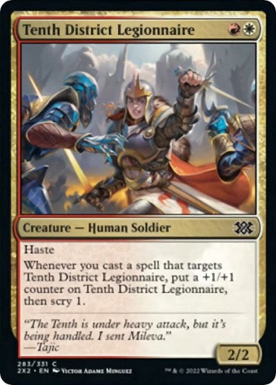 Tenth District Legionnaire (Double Masters 2022) Near Mint Foil