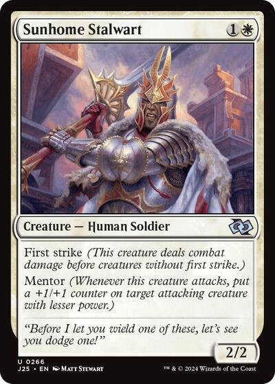 Sunhome Stalwart (Foundations Jumpstart) Near Mint