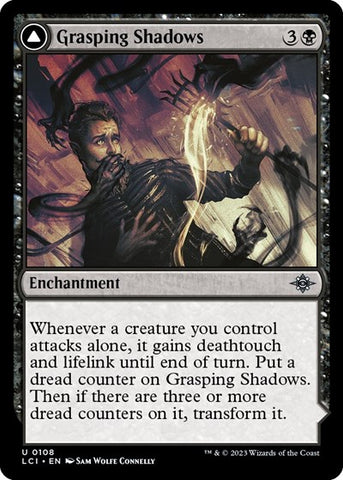 Grasping Shadows (The Lost Caverns of Ixalan) Near Mint Foil