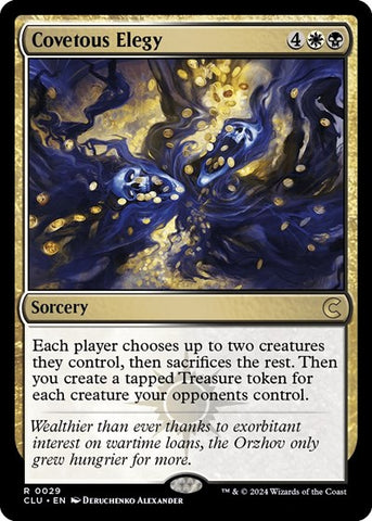 Covetous Elegy (Ravnica: Clue Edition) Near Mint