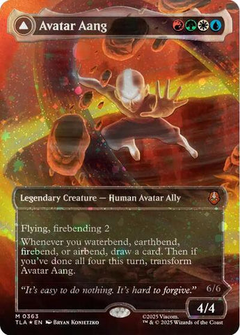 Avatar Aang (Raised Foil) (Avatar: The Last Airbender) Near Mint Foil