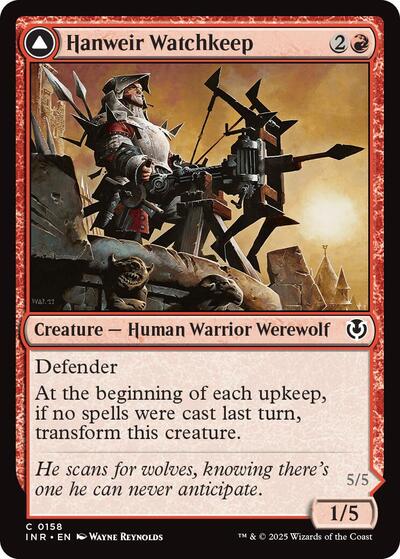 Hanweir Watchkeep (Innistrad Remastered) Near Mint Foil