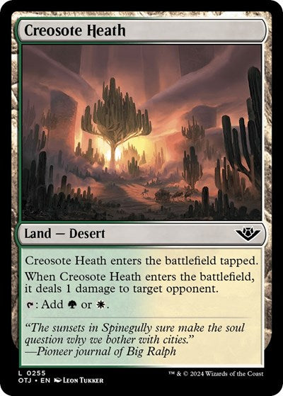 Creosote Heath (Outlaws of Thunder Junction) Near Mint Foil