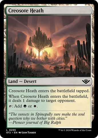 Creosote Heath (Outlaws of Thunder Junction) Near Mint Foil