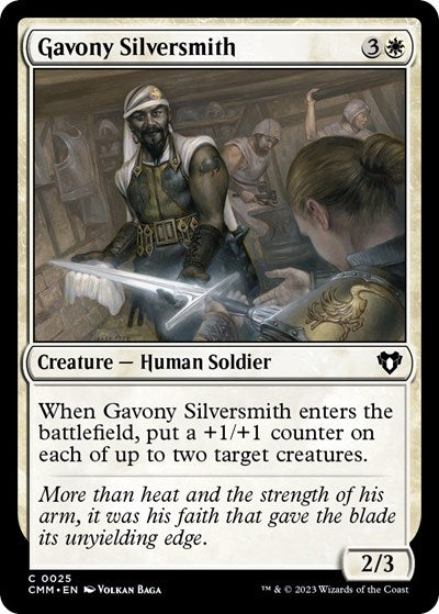 Gavony Silversmith (Commander Masters) Near Mint Foil