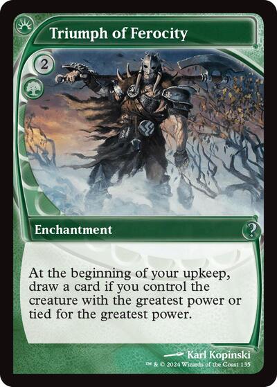 Triumph of Ferocity (Future Sight) (Mystery Booster 2) Near Mint