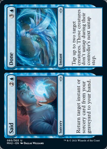 Said // Done (Modern Horizons 2) Near Mint Foil