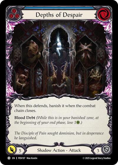 Depths Of Despair (Blue) (Compendium of Rathe) Near Mint
