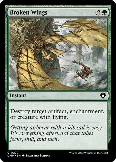 Broken Wings (Commander Masters) Near Mint Foil