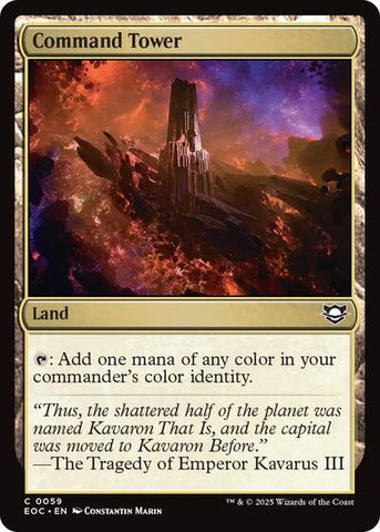 Command Tower (Commander: Edge of Eternities) Near Mint