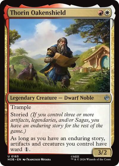 Thorin Oakenshield (The Hobbit) Near Mint Foil