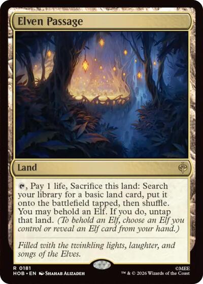 Elven Passage (The Hobbit) Near Mint Foil