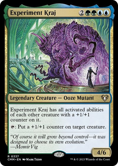 Experiment Kraj (Commander Masters) Near Mint Foil