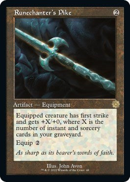 Runechanter's Pike (The Brothers' War: Retro Frame Artifacts) Near Mint