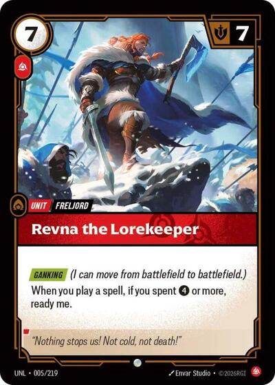 Revna the Lorekeeper (Unleashed) Near Mint