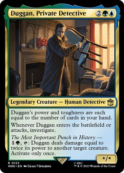 Duggan, Private Detective (Universes Beyond: Doctor Who) Near Mint