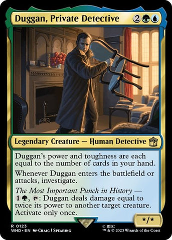 Duggan, Private Detective (Universes Beyond: Doctor Who) Near Mint